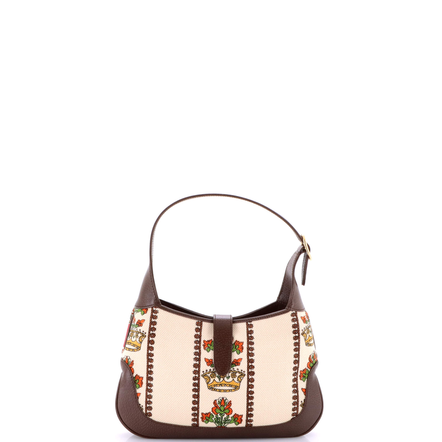 Pre-Loved Gucci 100 Jackie 1961 Hobo Limited Edition Canvas Small - Image 3