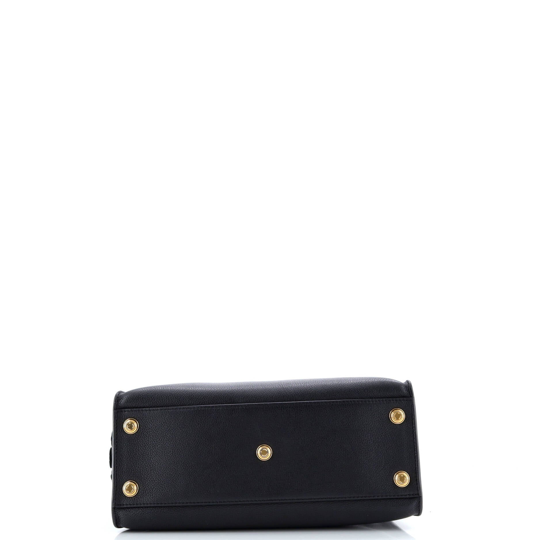 Pre-Loved Louis Vuitton On My Side Tote Monogram Tuffetage Leather MM - Image 4