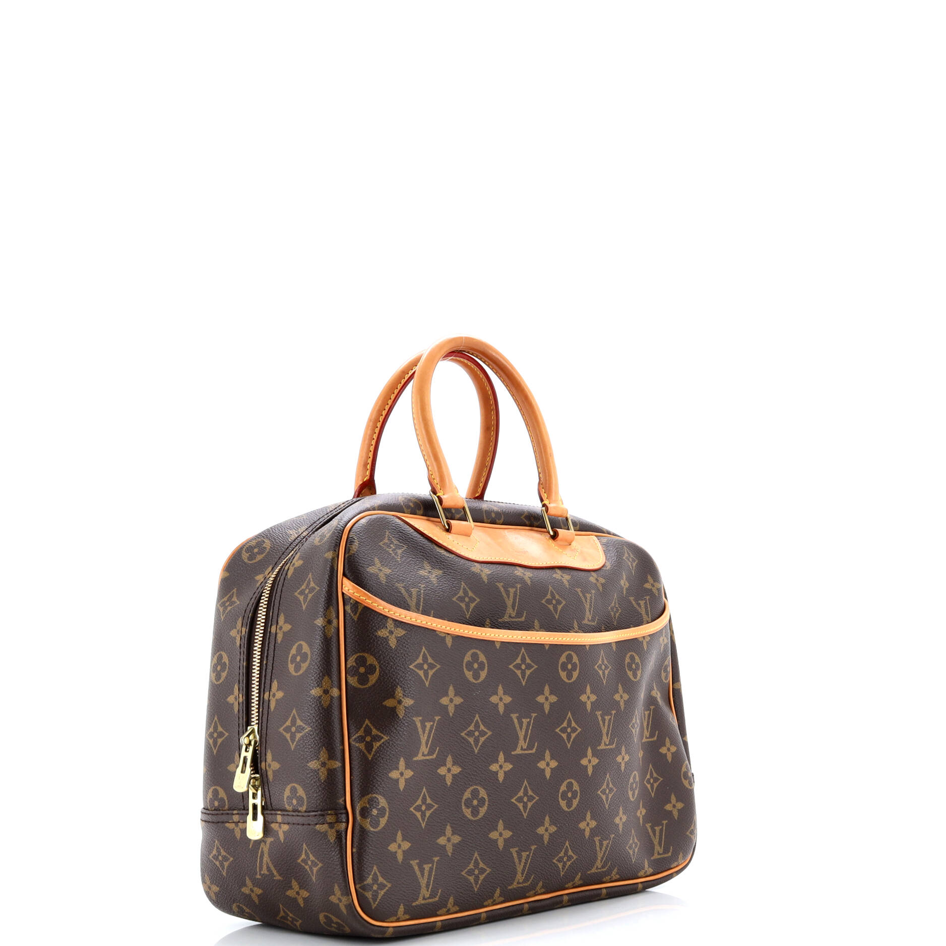 Pre-Loved Louis Vuitton Deauville Handbag Monogram Canvas - Image 2
