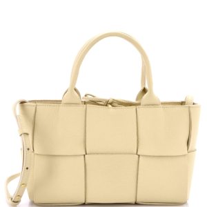 Pre-Loved Bottega Veneta Arco Tote Maxi Intrecciato Leather Mini
