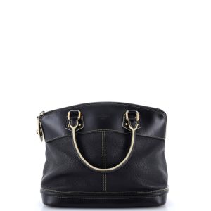 Pre-Loved Louis Vuitton Suhali Lockit Handbag Leather PM