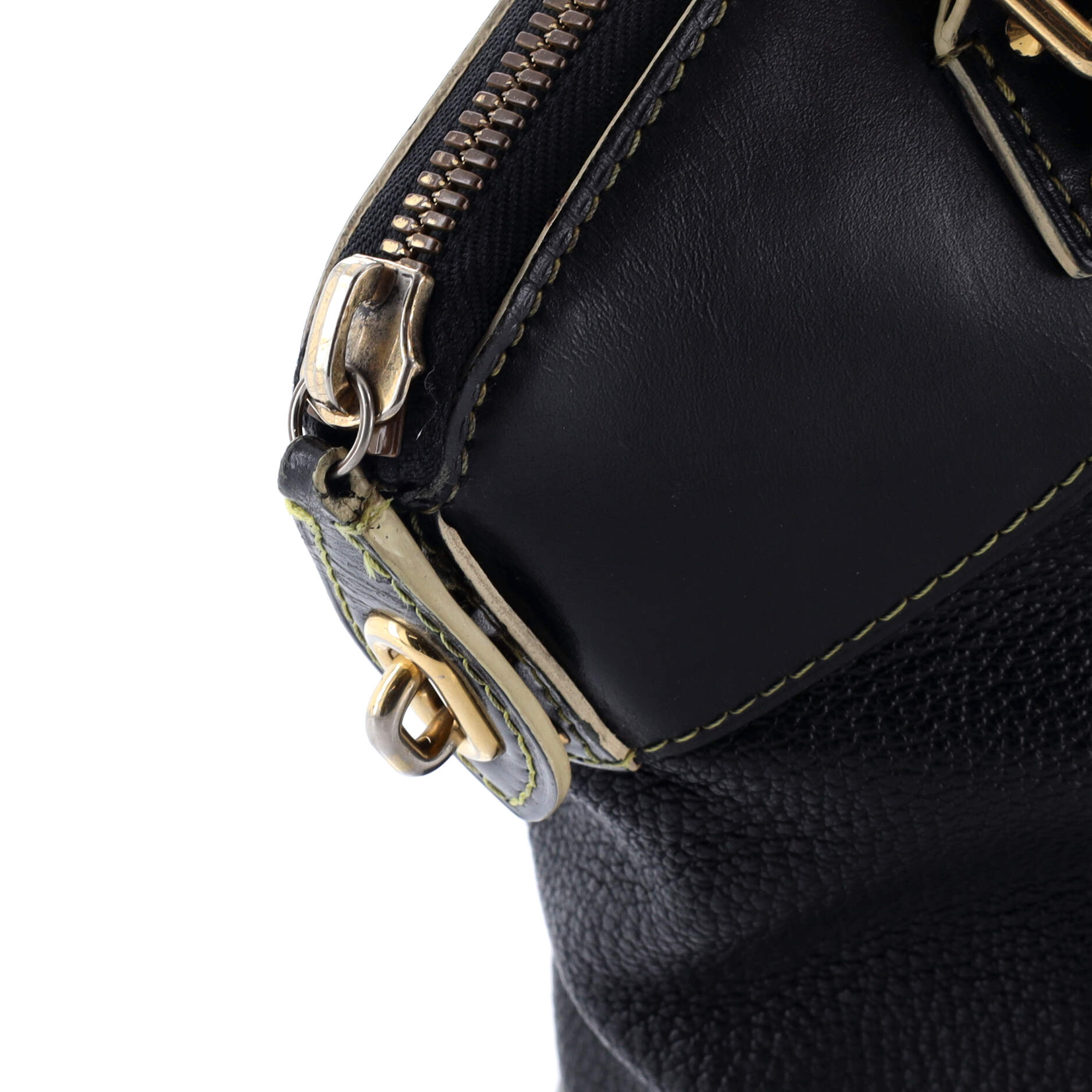 Pre-Loved Louis Vuitton Suhali Lockit Handbag Leather PM - Image 7