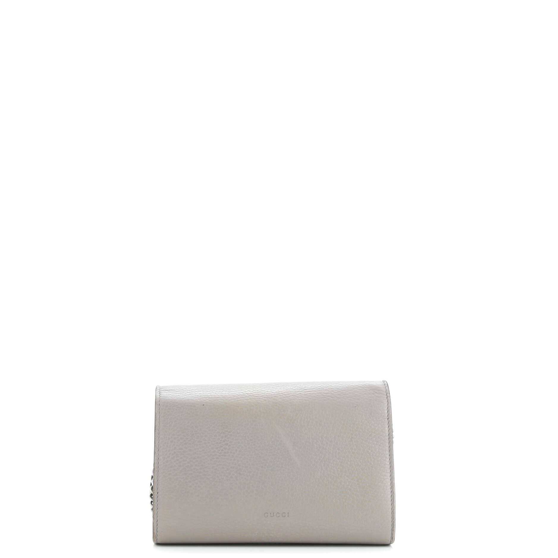 Pre-Loved Gucci Dionysus Chain Wallet Leather with Embellished Detail Small - Image 3