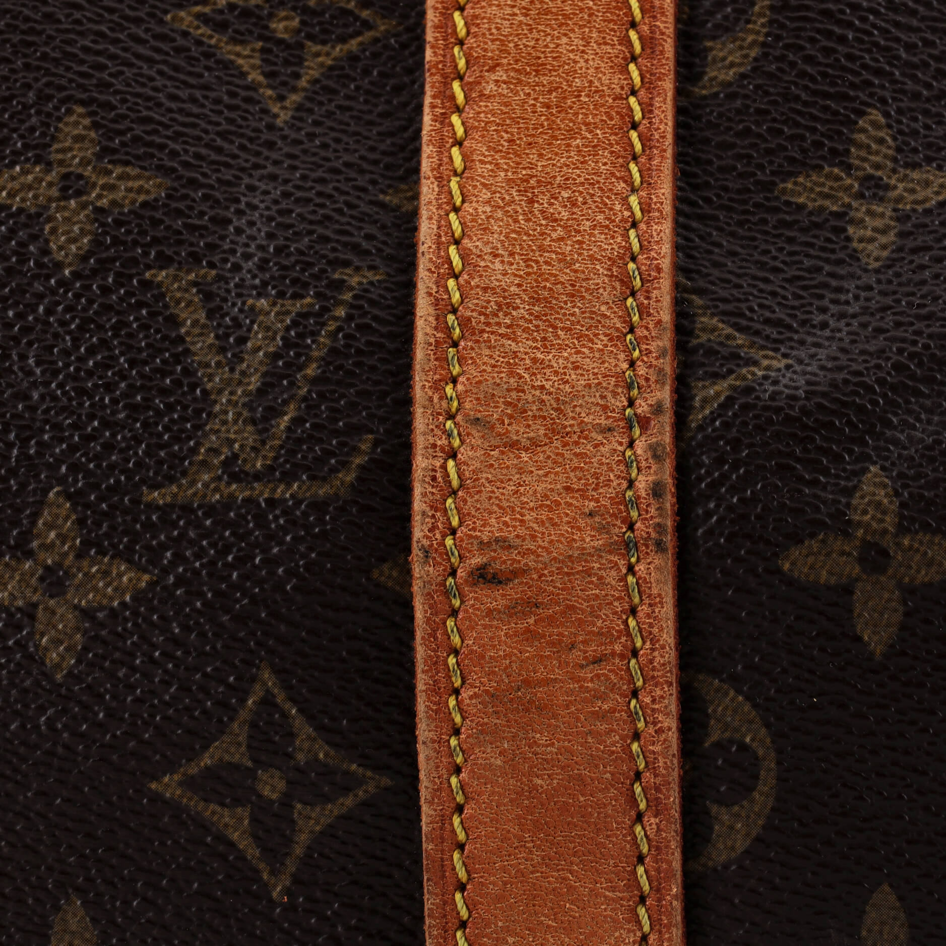 Pre-Loved Louis Vuitton Keepall Bandouliere Bag Monogram Canvas 50 - Image 6