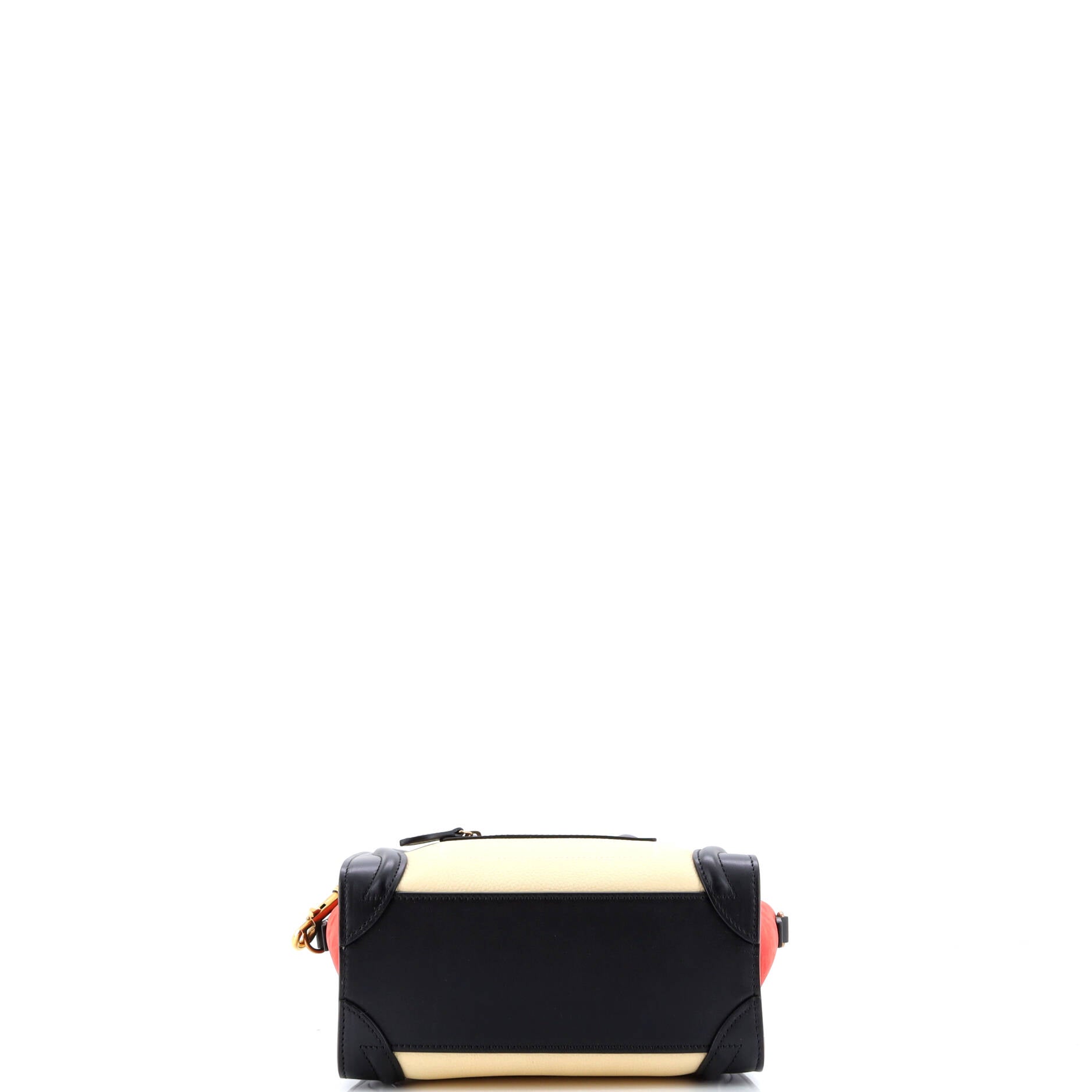 Pre-Loved Celine Tricolor Luggage Bag Leather Nano - Image 4