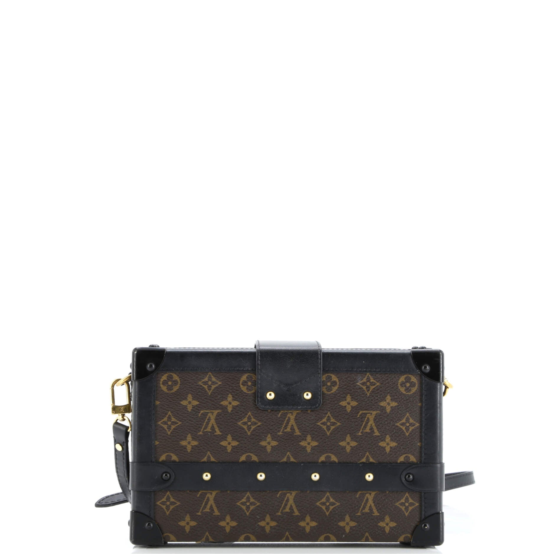 Pre-Loved Louis Vuitton Petite Malle Handbag Monogram Canvas - Image 3