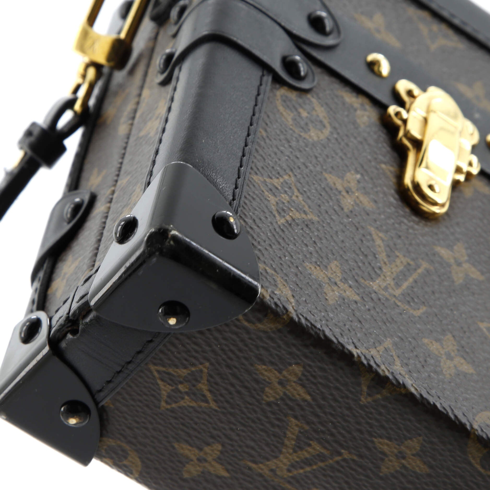 Pre-Loved Louis Vuitton Petite Malle Handbag Monogram Canvas - Image 7