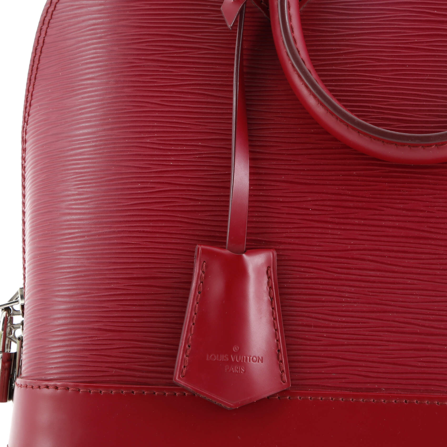 Pre-Loved Louis Vuitton Alma Handbag Epi Leather PM - Image 13