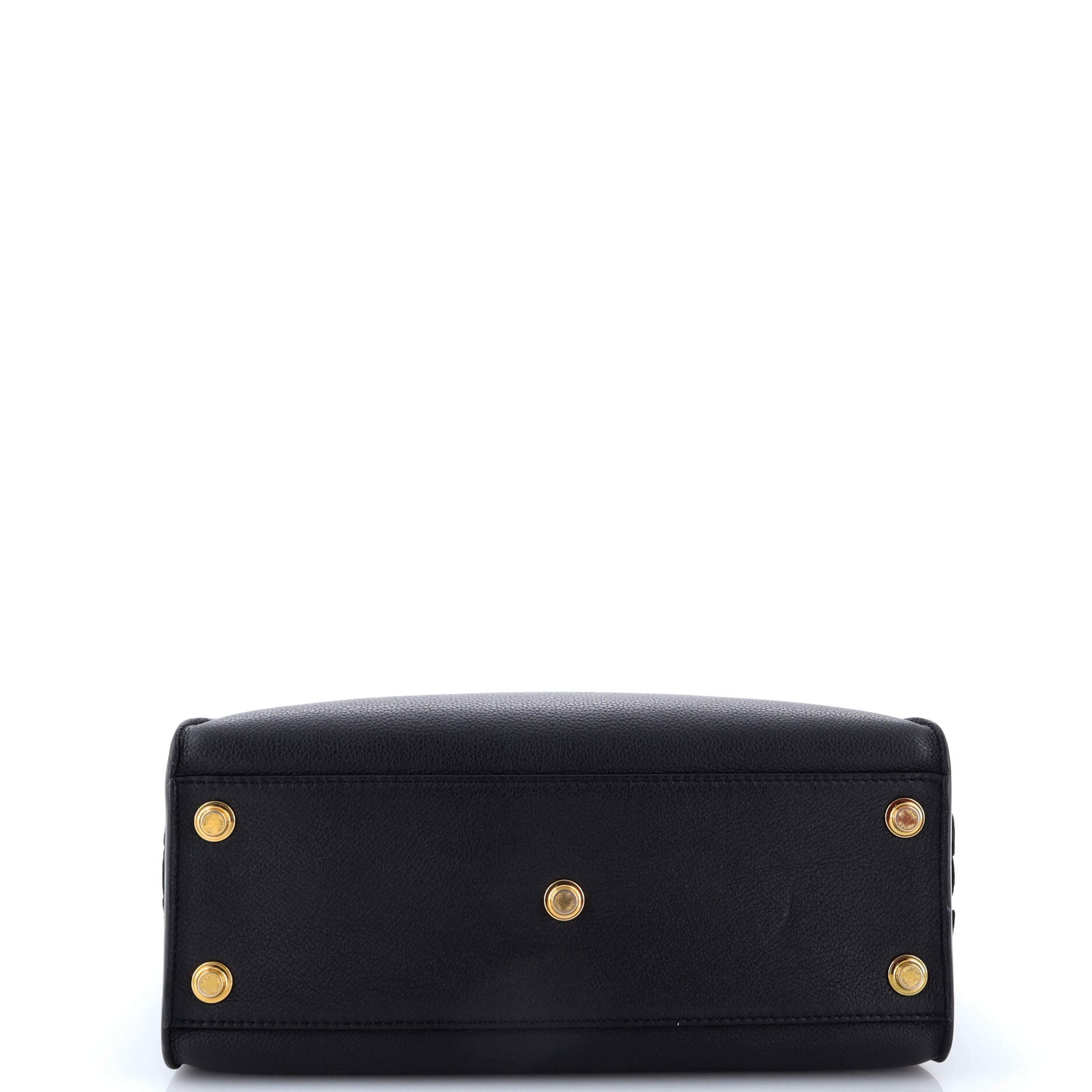 Pre-Loved Louis Vuitton On My Side Tote Monogram Tuffetage Leather MM - Image 4