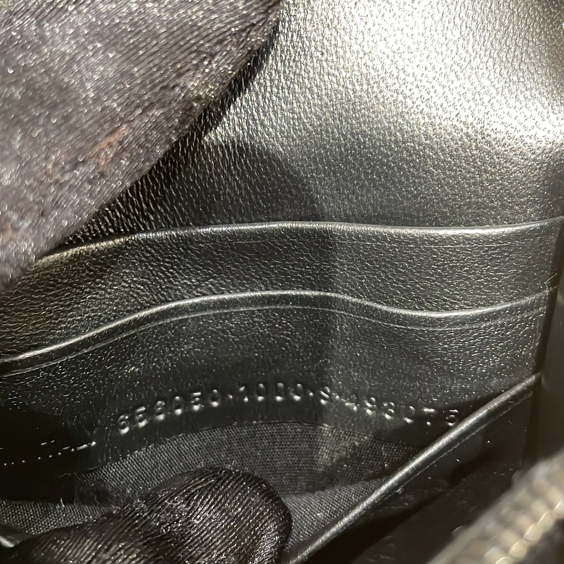 Pre-Loved Balenciaga Hourglass Crossbody Bag Crocodile Embossed Leather XS - Image 8