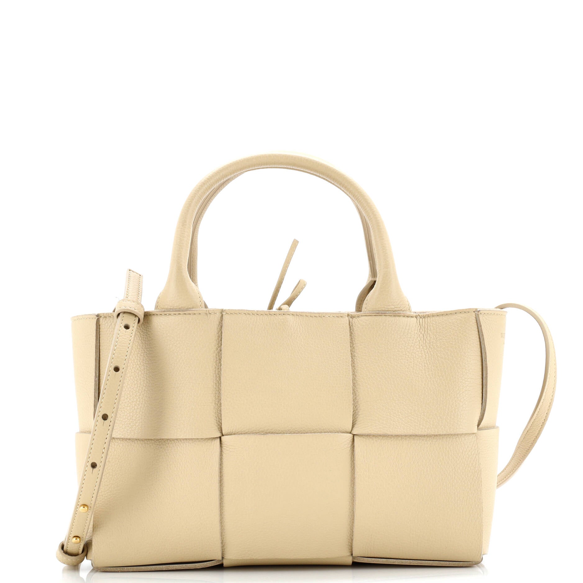 Pre-Loved Bottega Veneta Arco Tote Maxi Intrecciato Leather Mini