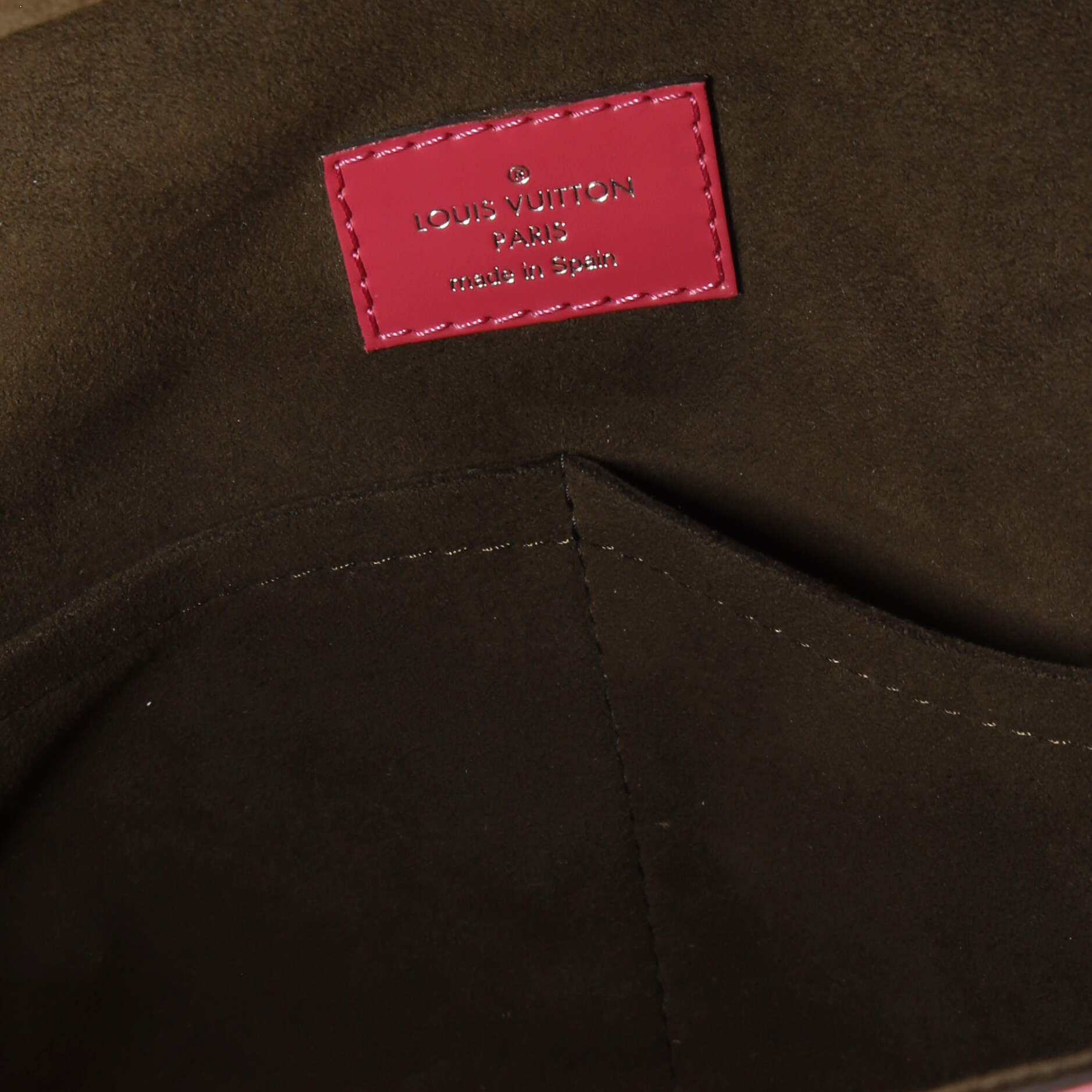 Pre-Loved Louis Vuitton Cluny Top Handle Bag Epi Leather BB - Image 6