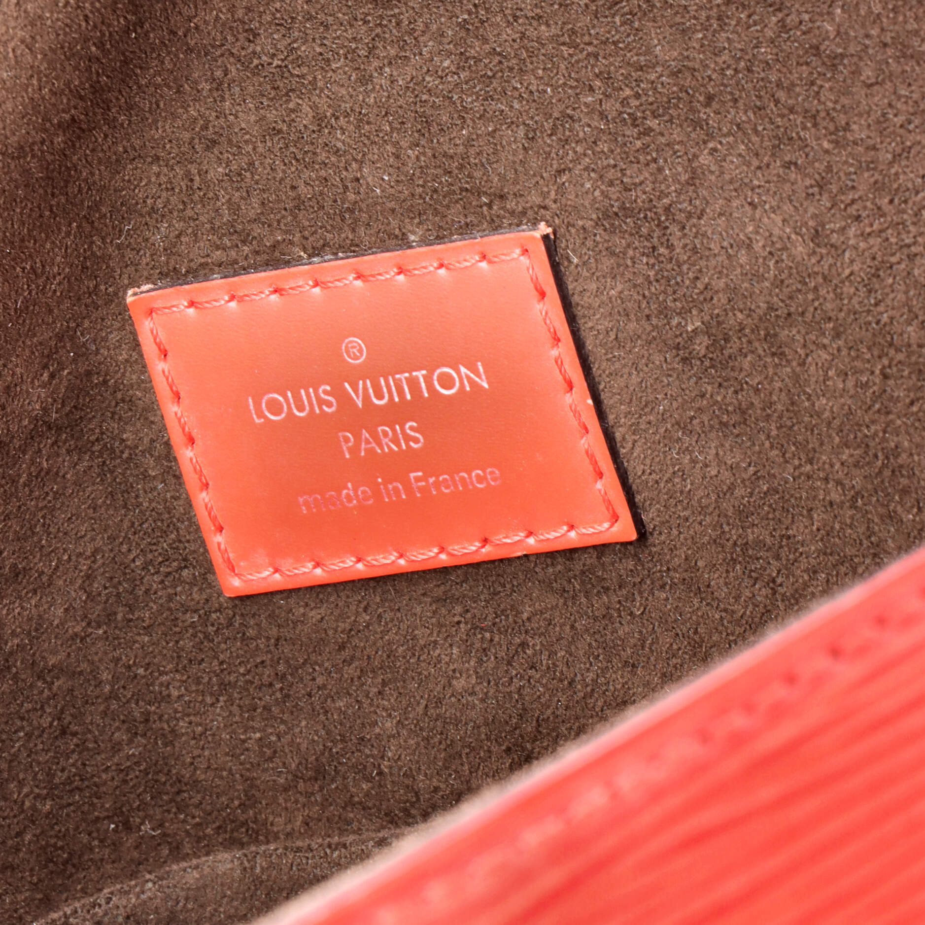 Pre-Loved Louis Vuitton Cluny Top Handle Bag Epi Leather BB - Image 6