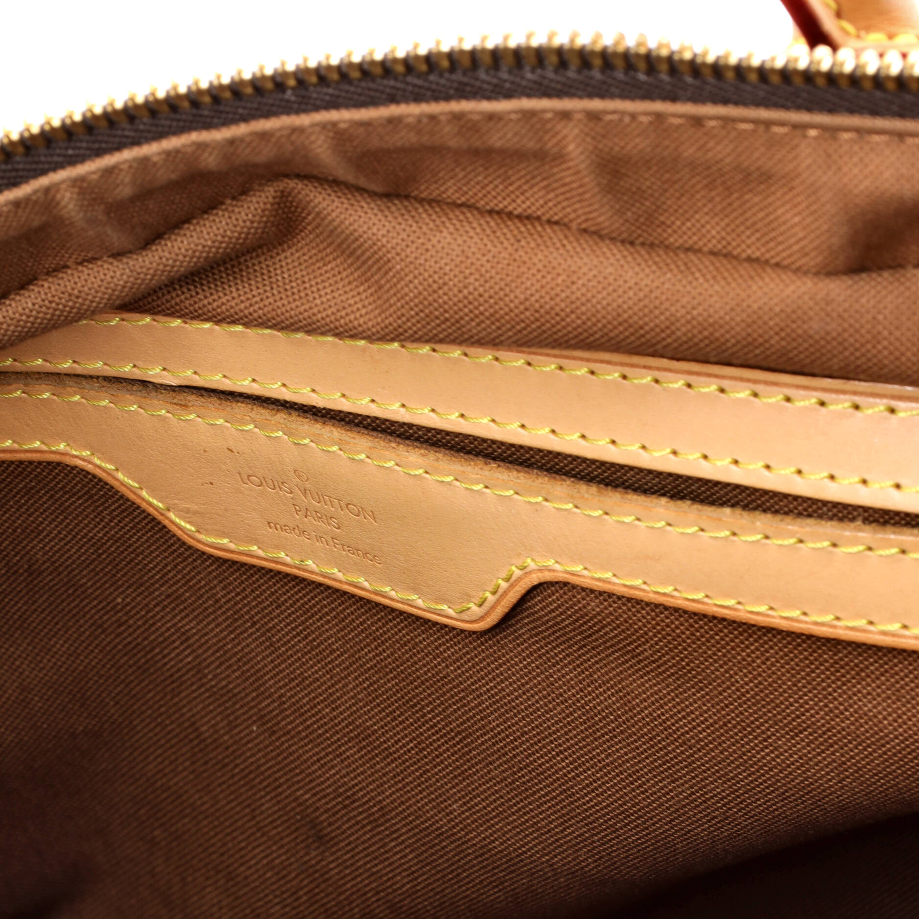 Pre-Loved Louis Vuitton Carryall Handbag Monogram Canvas - Image 7