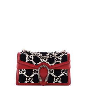 Pre-Loved Gucci Dionysus Bag GG Tweed Small
