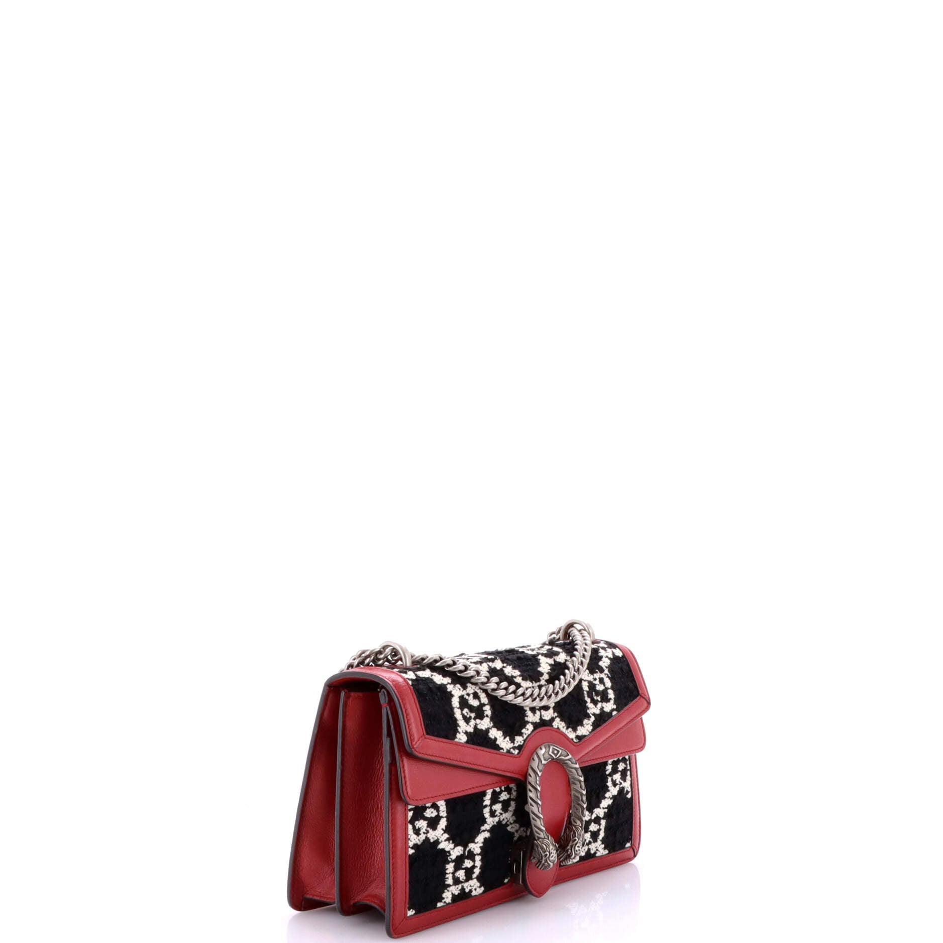 Pre-Loved Gucci Dionysus Bag GG Tweed Small - Image 2