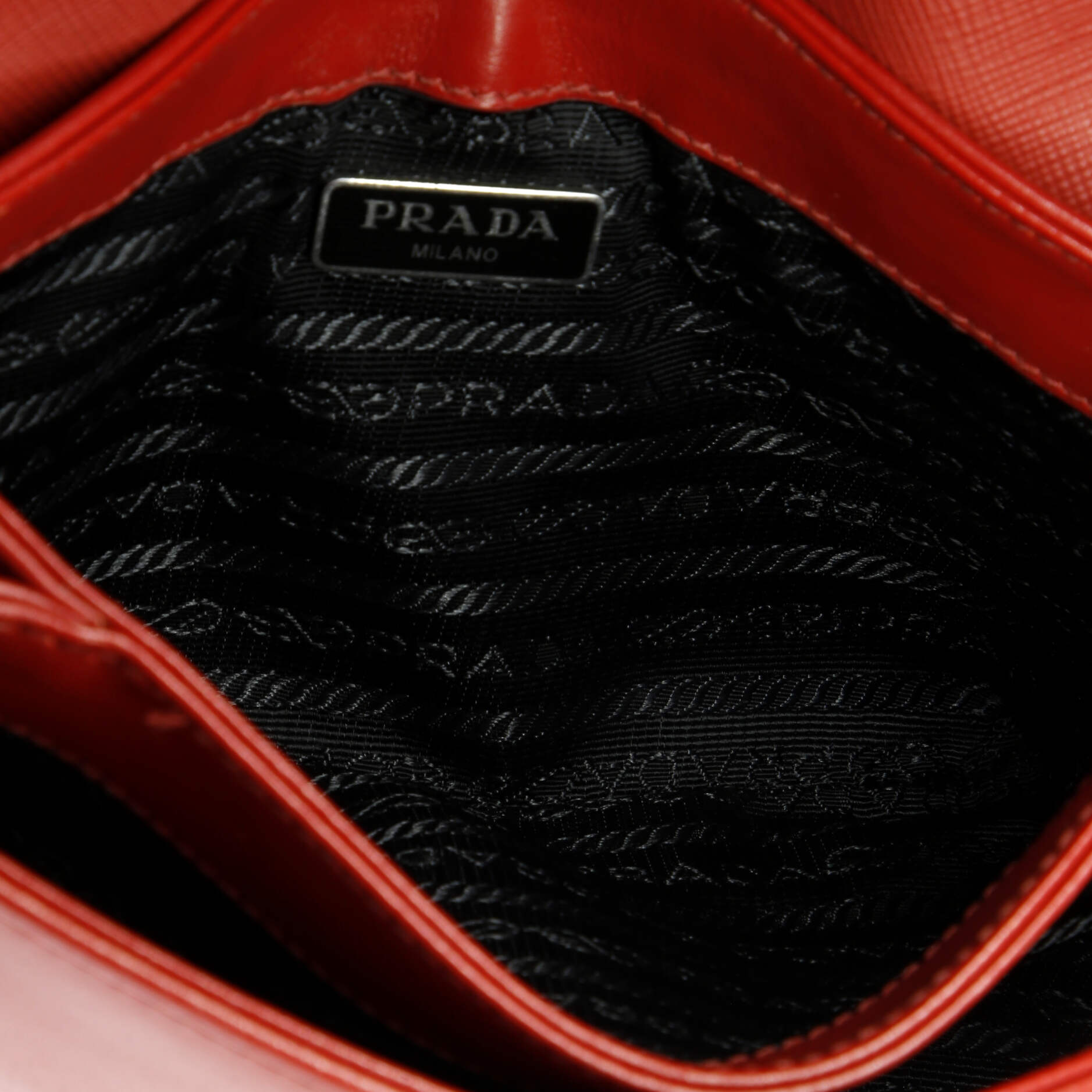 Pre-Loved Prada Chain Flap Crossbody Bag Saffiano and Soft Calf Small - Image 5