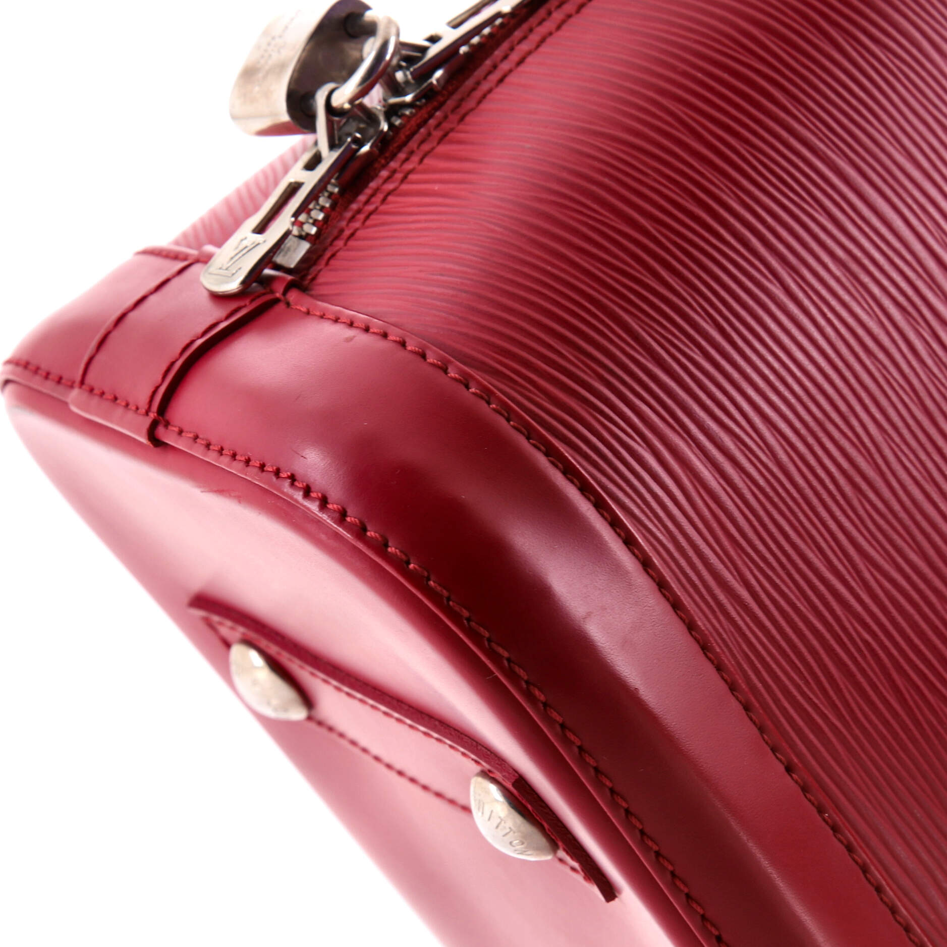 Pre-Loved Louis Vuitton Alma Handbag Epi Leather PM - Image 6