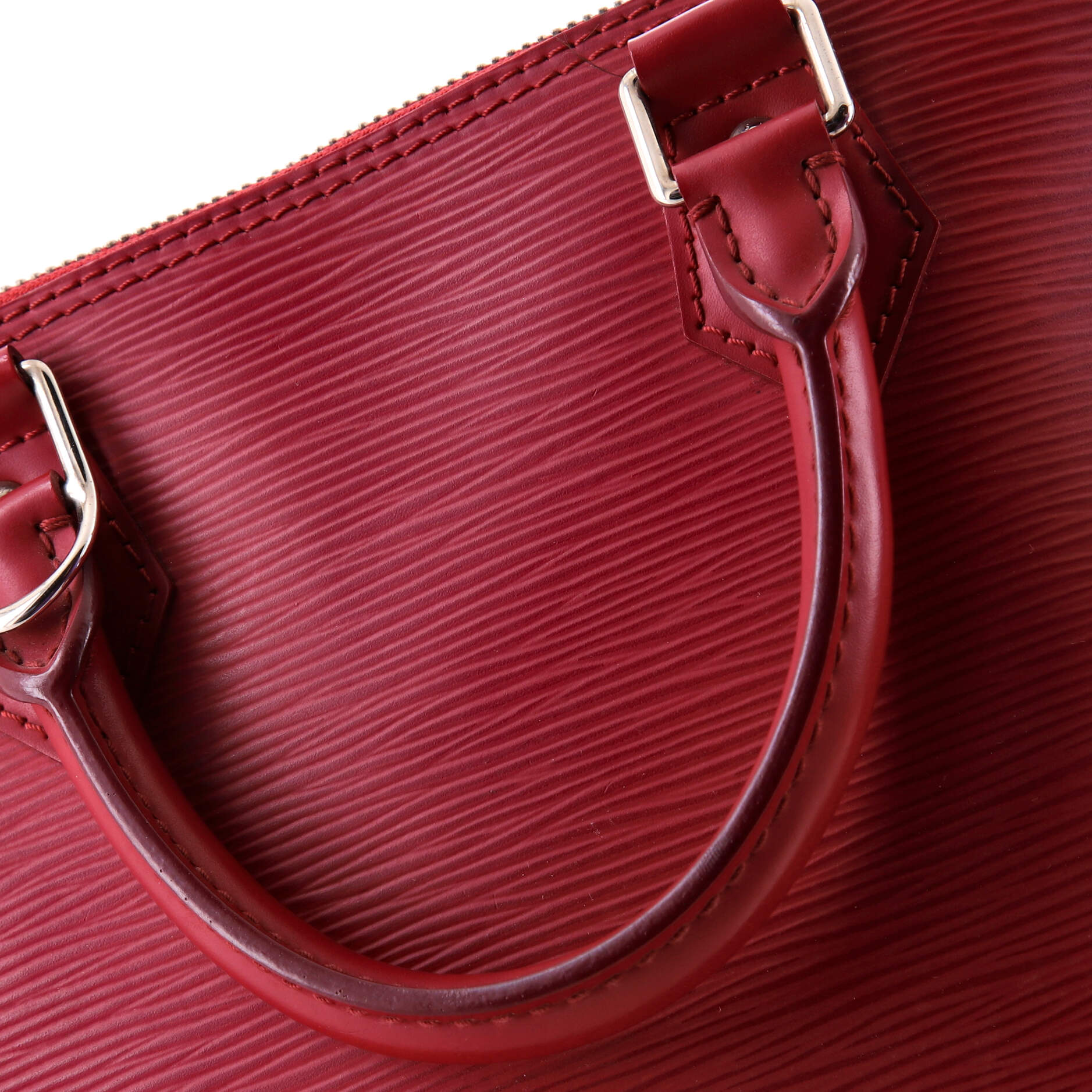 Pre-Loved Louis Vuitton Alma Handbag Epi Leather PM - Image 7