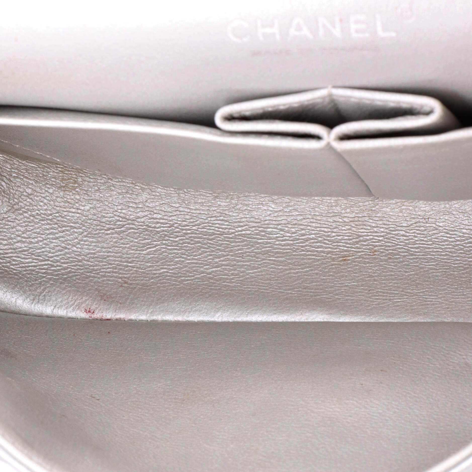 Pre-Loved Chanel Classic Double Flap Bag Quilted Perforated Lambskin Medium - Image 5