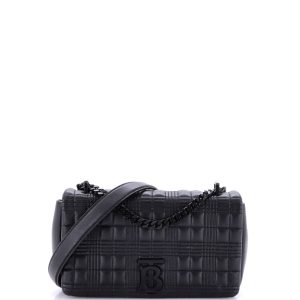 Pre-Loved Burberry Lola Shoulder Bag Quilted Lambskin Small