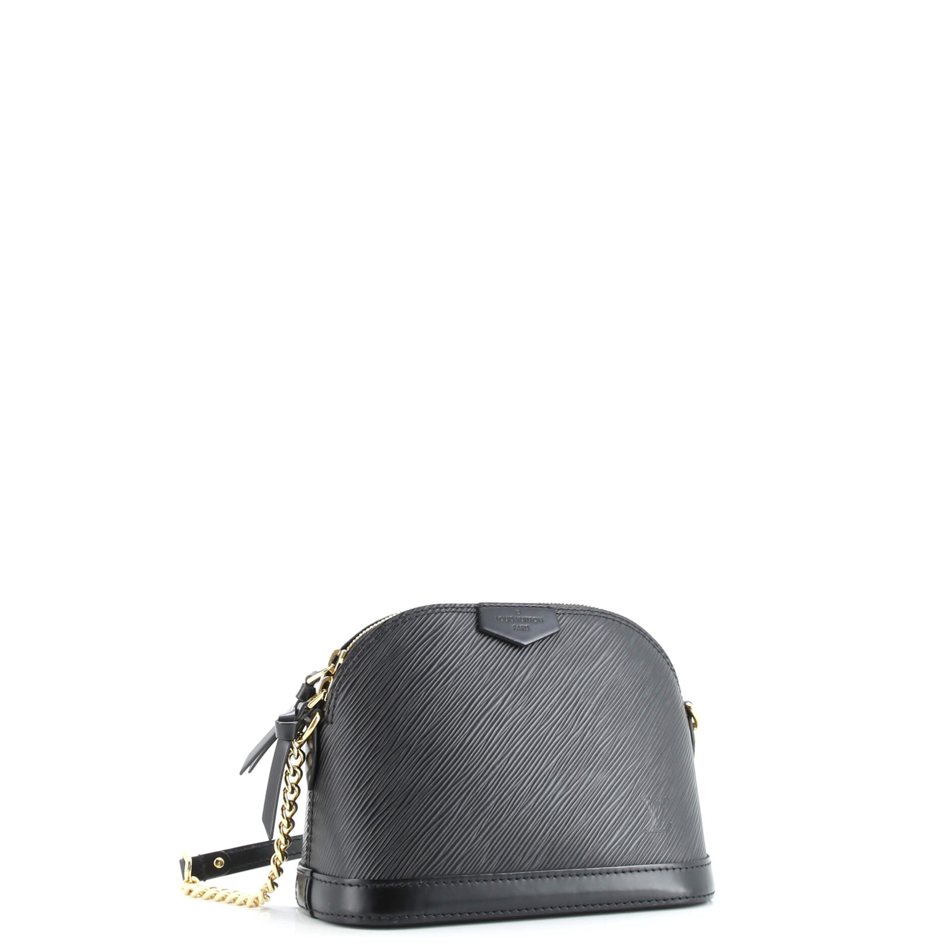Pre-Loved Louis Vuitton Alma Chain Handbag Epi Leather Mini - Image 2