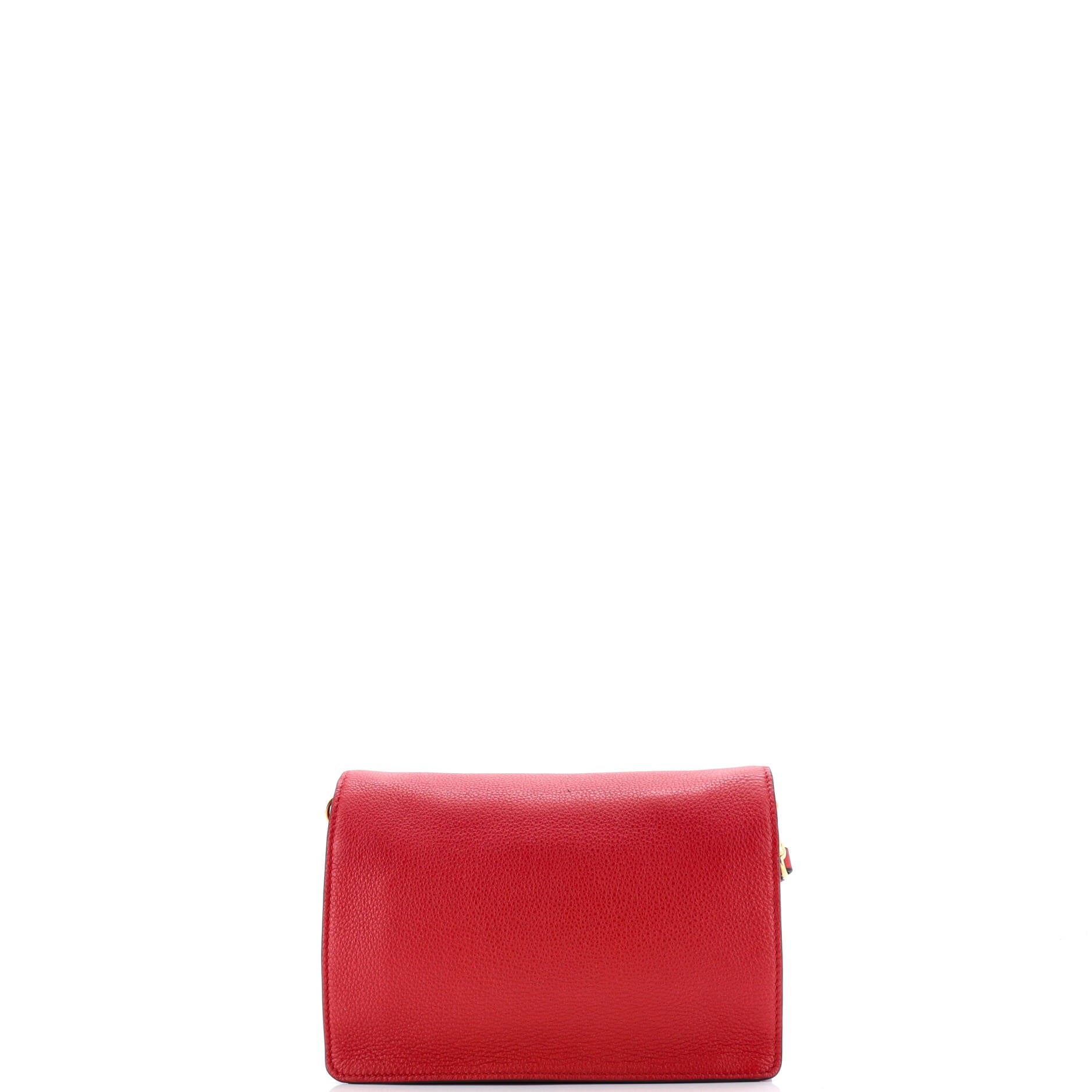 Pre-Loved Prada Dual Strap Flap Crossbody Bag Vitello Daino Small - Image 3