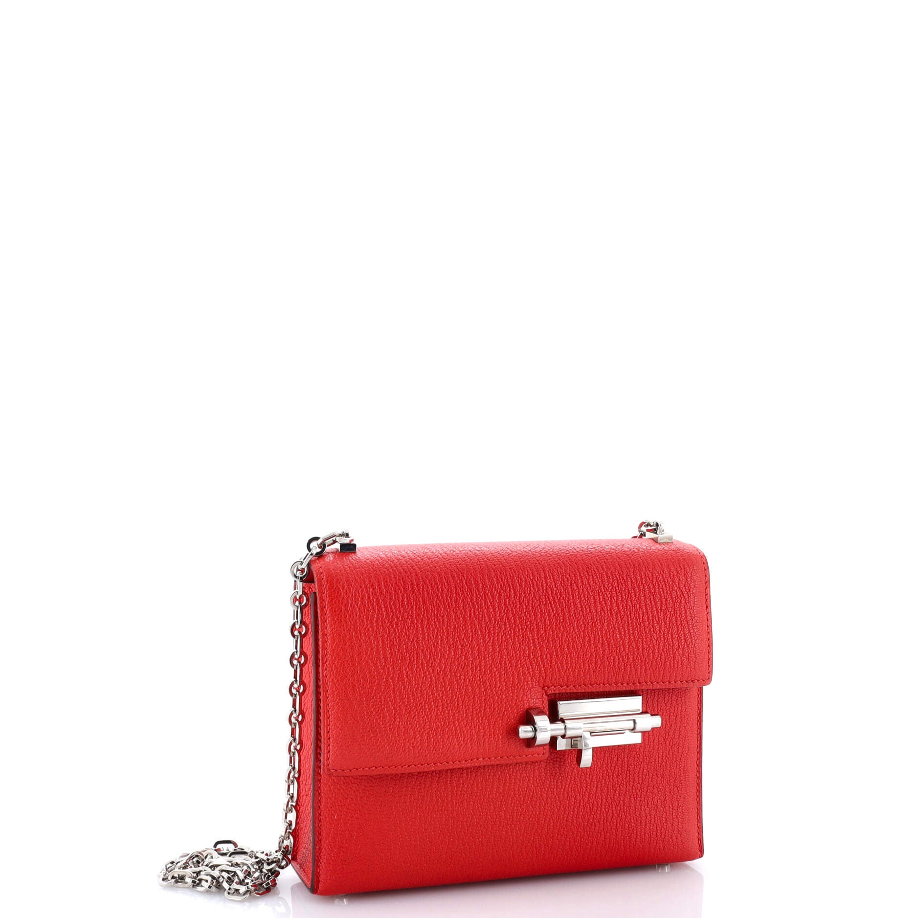 Pre-Loved Hermes Verrou Chaine Bag Chevre Mysore Mini - Image 2