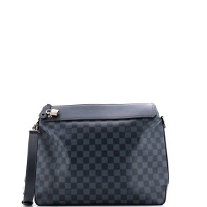 Pre-Loved Louis Vuitton Greenwich Messenger Bag Damier Cobalt