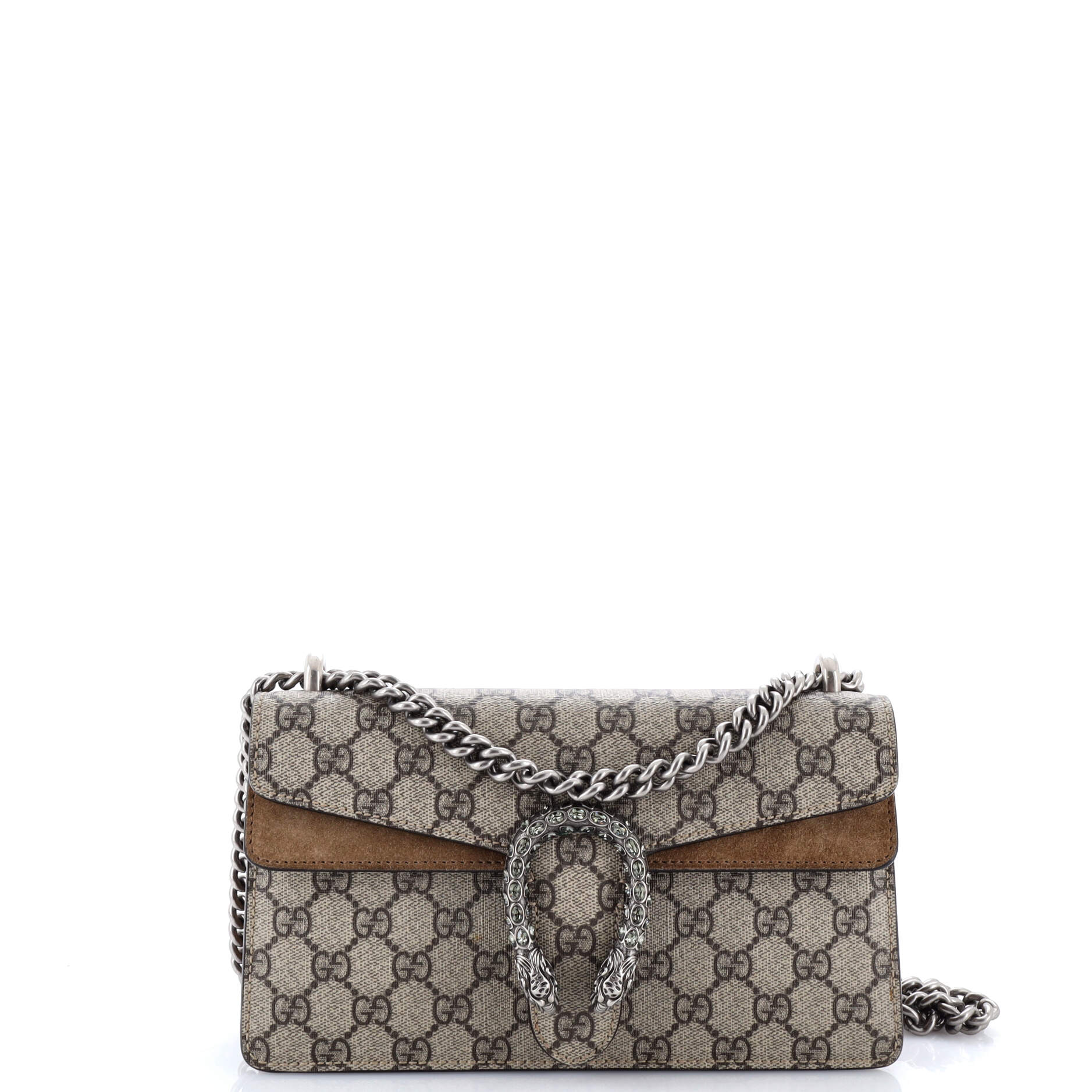 Pre-Loved Gucci Dionysus Bag GG Coated Canvas Small