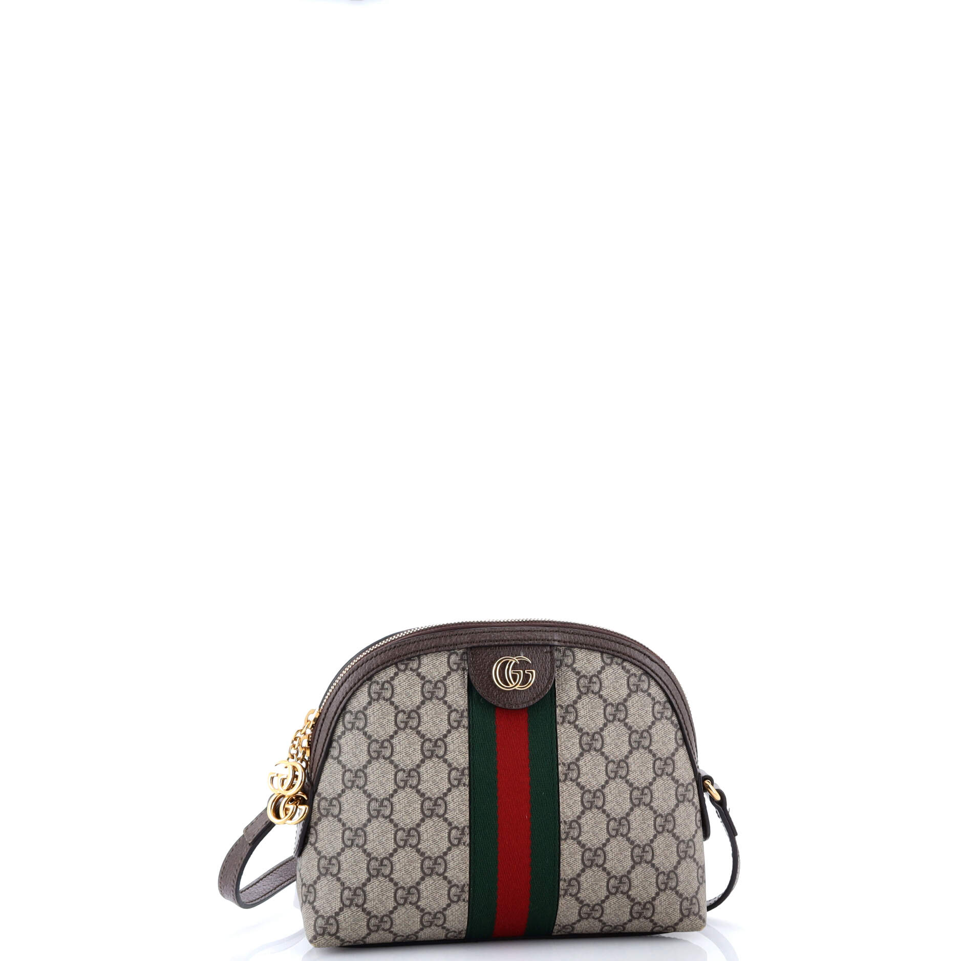 Pre-Loved Gucci Ophidia Dome Shoulder Bag GG Coated Canvas Small - Image 2