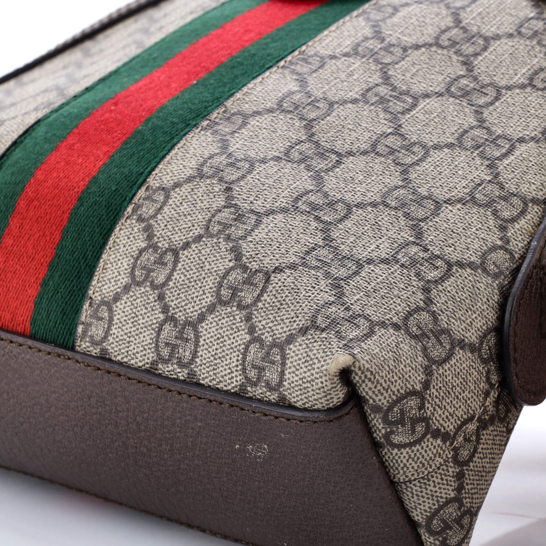 Pre-Loved Gucci Ophidia Dome Shoulder Bag GG Coated Canvas Small - Image 6