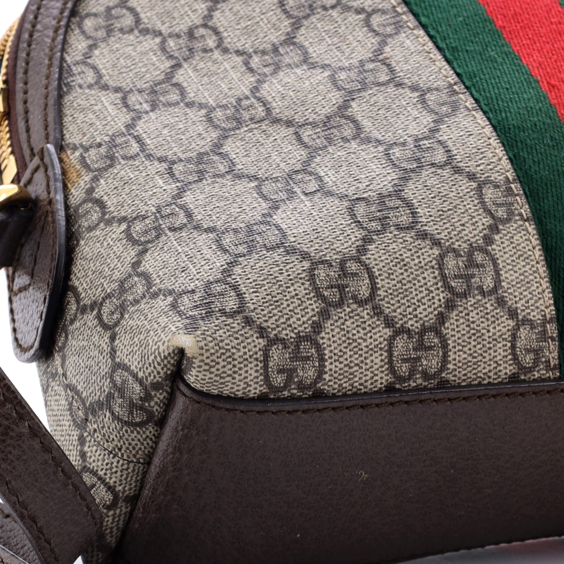 Pre-Loved Gucci Ophidia Dome Shoulder Bag GG Coated Canvas Small - Image 7
