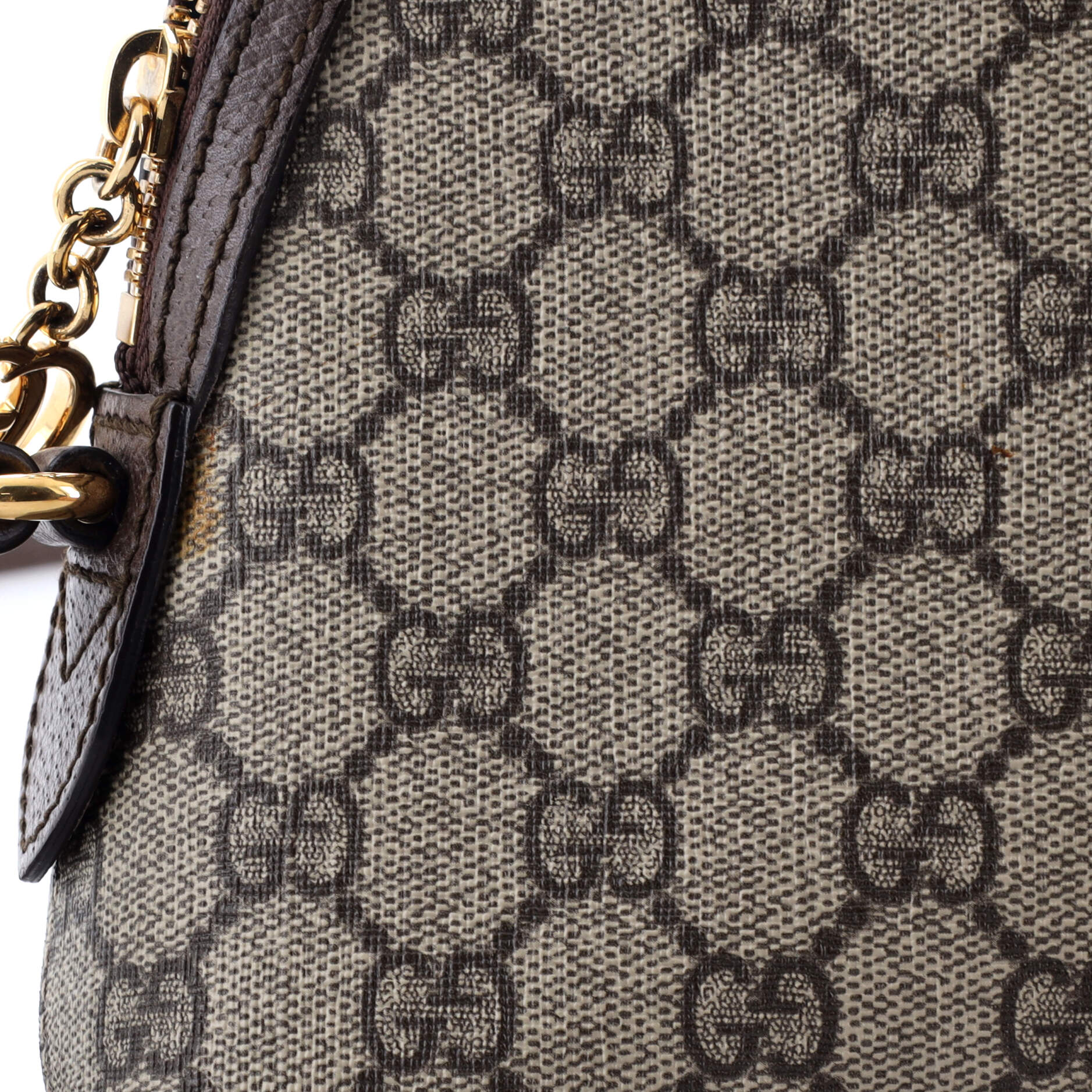 Pre-Loved Gucci Ophidia Dome Shoulder Bag GG Coated Canvas Small - Image 8