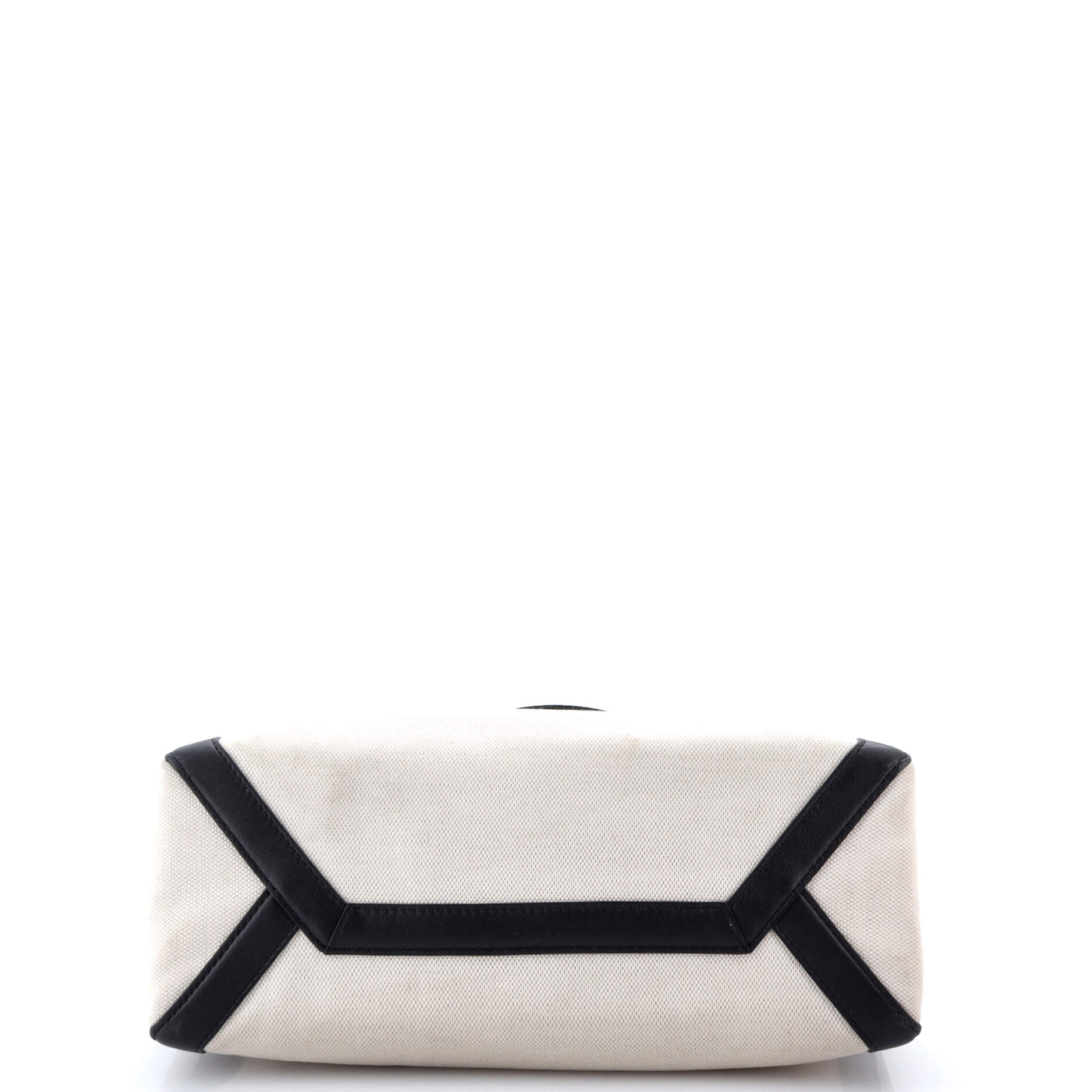 Pre-Loved Valentino Grande Plage VLTN Tote Canvas Small - Image 4