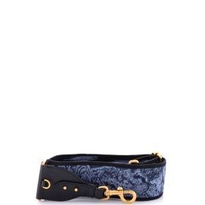 Pre-Loved Christian Dior Logo Shoulder Strap Embroidered Canvas