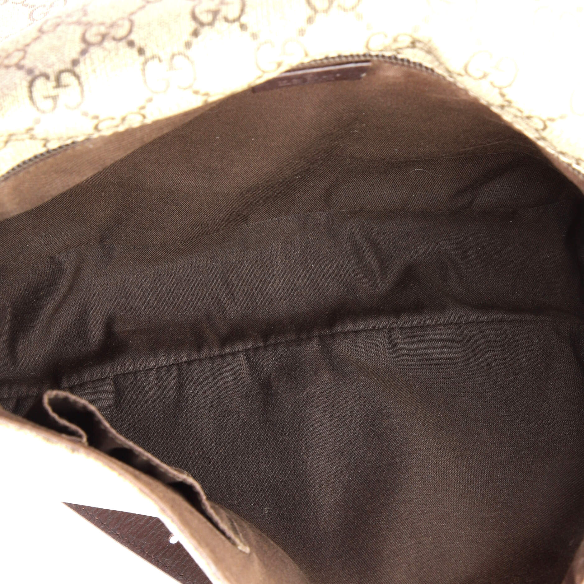 Pre-Loved Gucci Web Flap Messenger Bag GG Coated Canvas Medium - Image 5