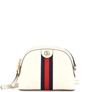 Pre-Loved Gucci Ophidia Dome Shoulder Bag Leather Small