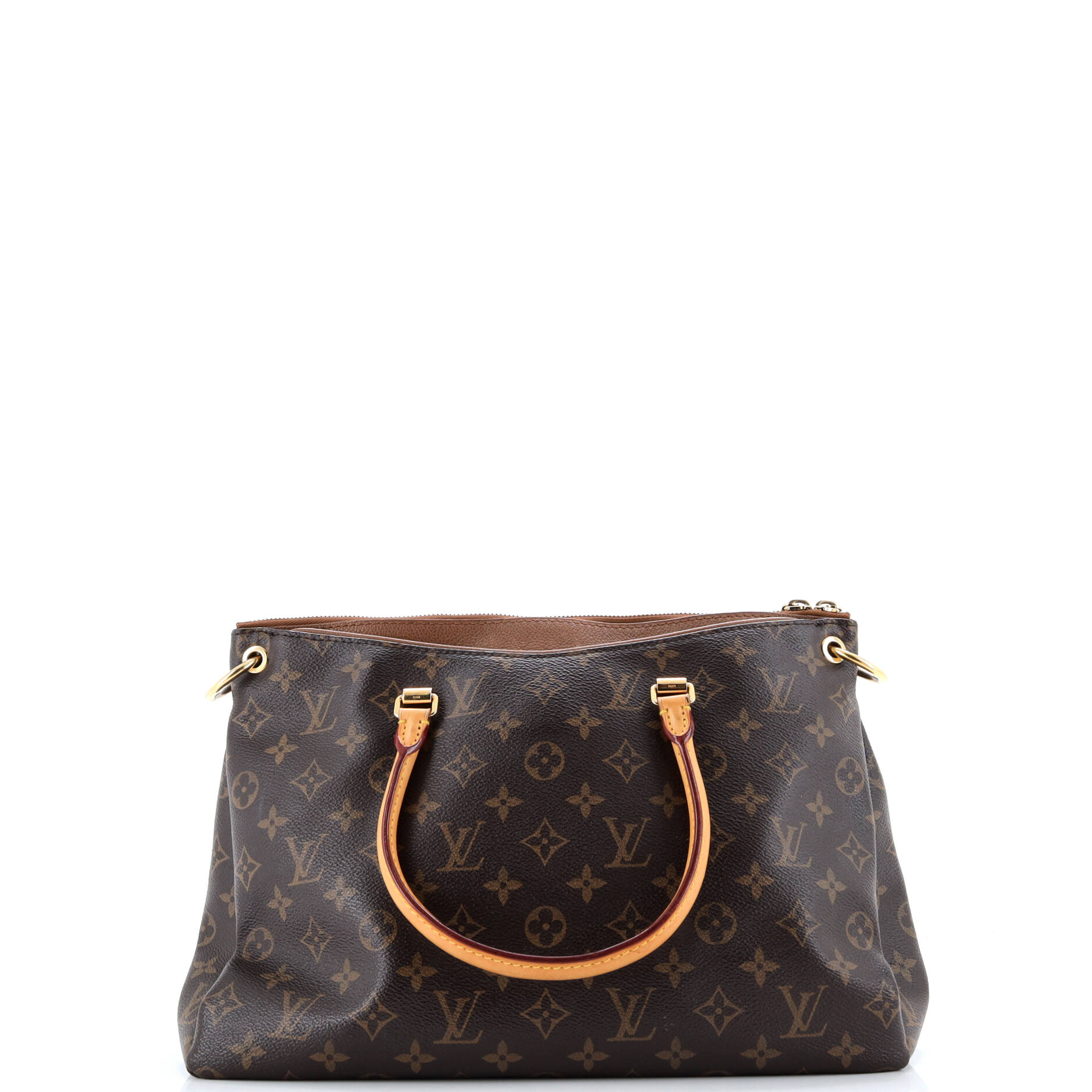 Pre-Loved Louis Vuitton Pallas Tote Monogram Canvas with Leather - Image 3