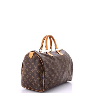 Pre-Loved Louis Vuitton Speedy Handbag Monogram Canvas 35