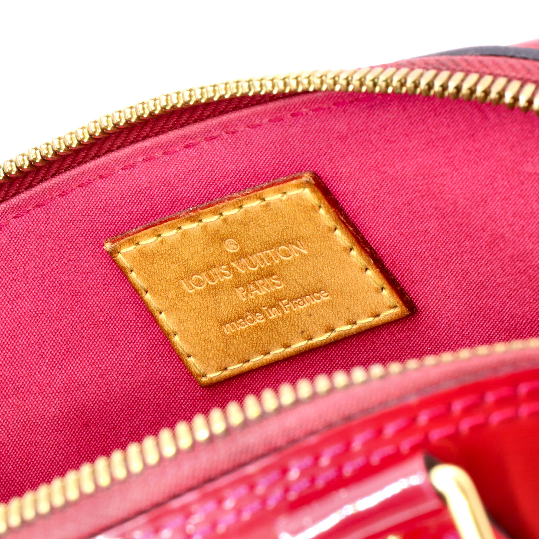 Pre-Loved Louis Vuitton Alma Handbag Monogram Vernis BB - Image 6