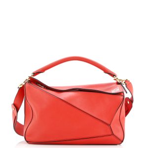 Pre-Loved Loewe Puzzle Bag Leather Medium