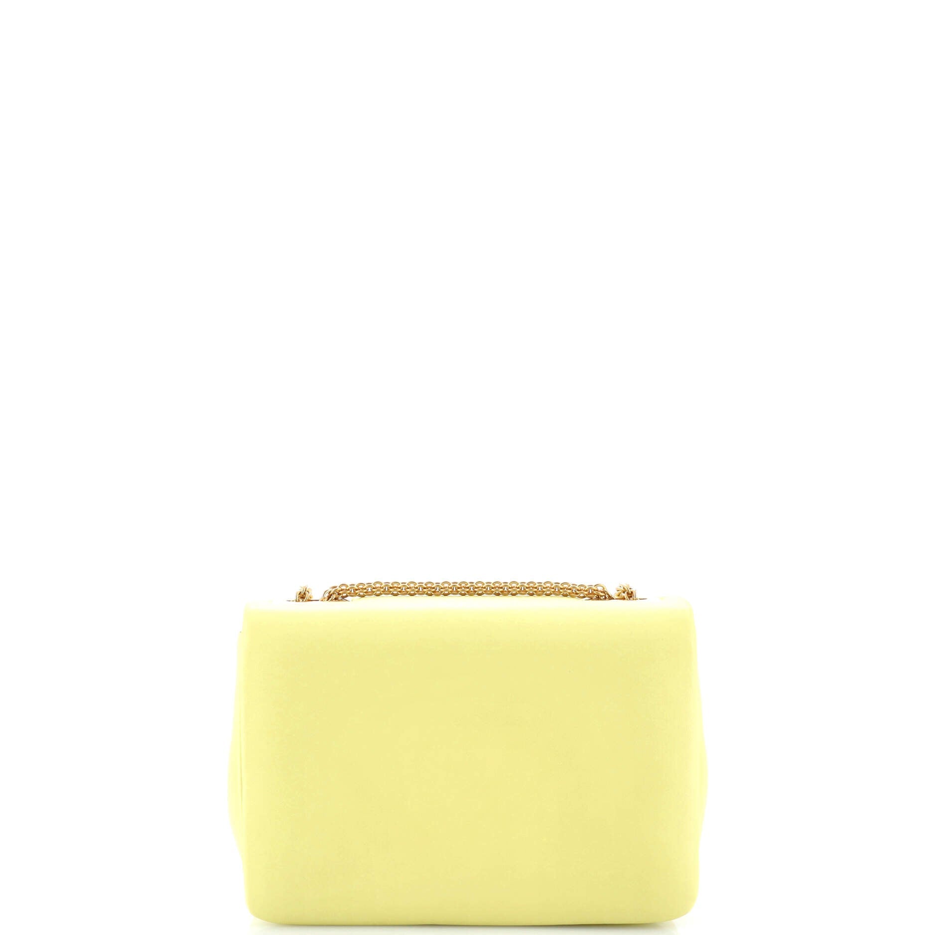 Pre-Loved Valentino One Stud Chain Flap Bag Leather Small - Image 3