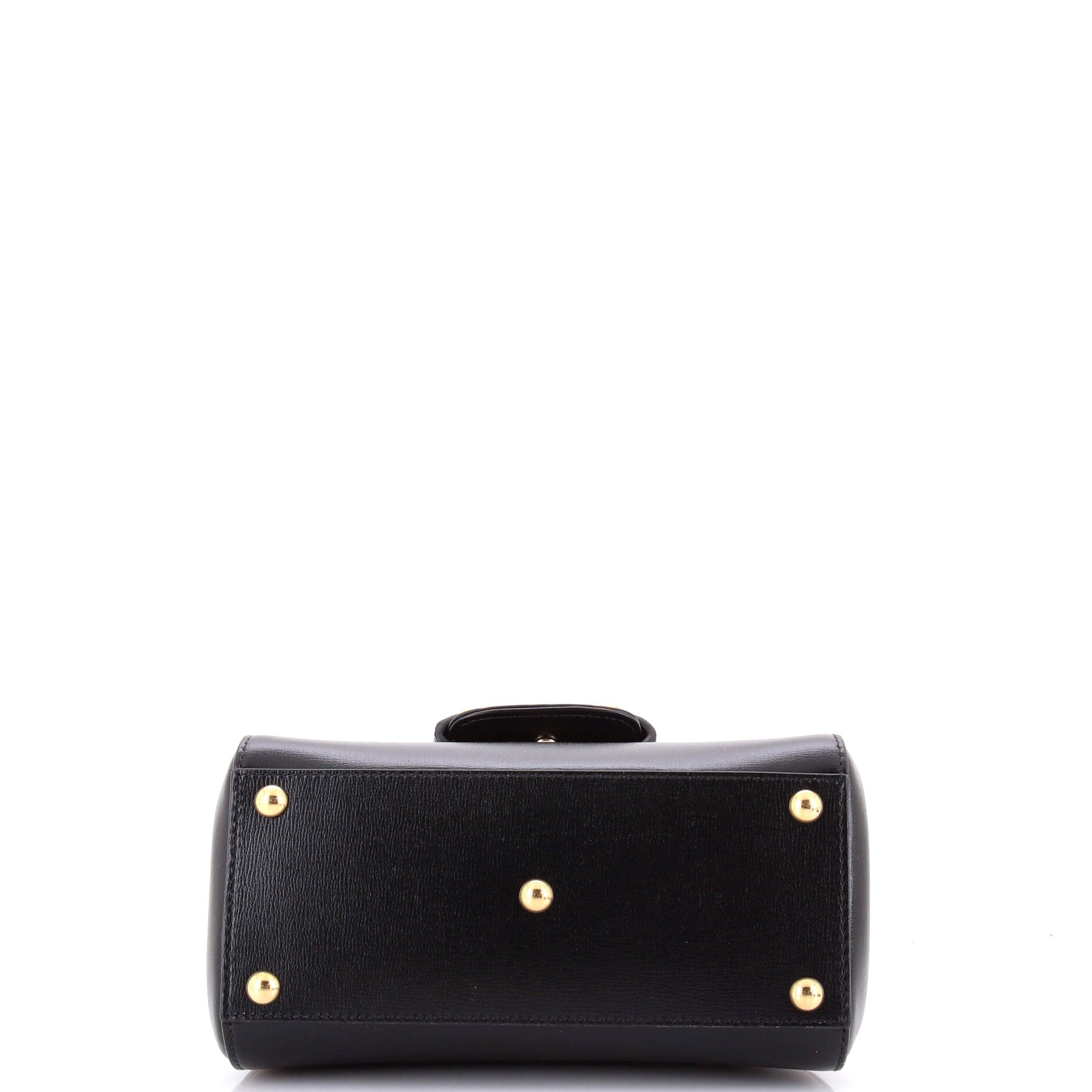 Pre-Loved Gucci Horsebit 1955 Top Handle Flap Bag Leather Mini - Image 4