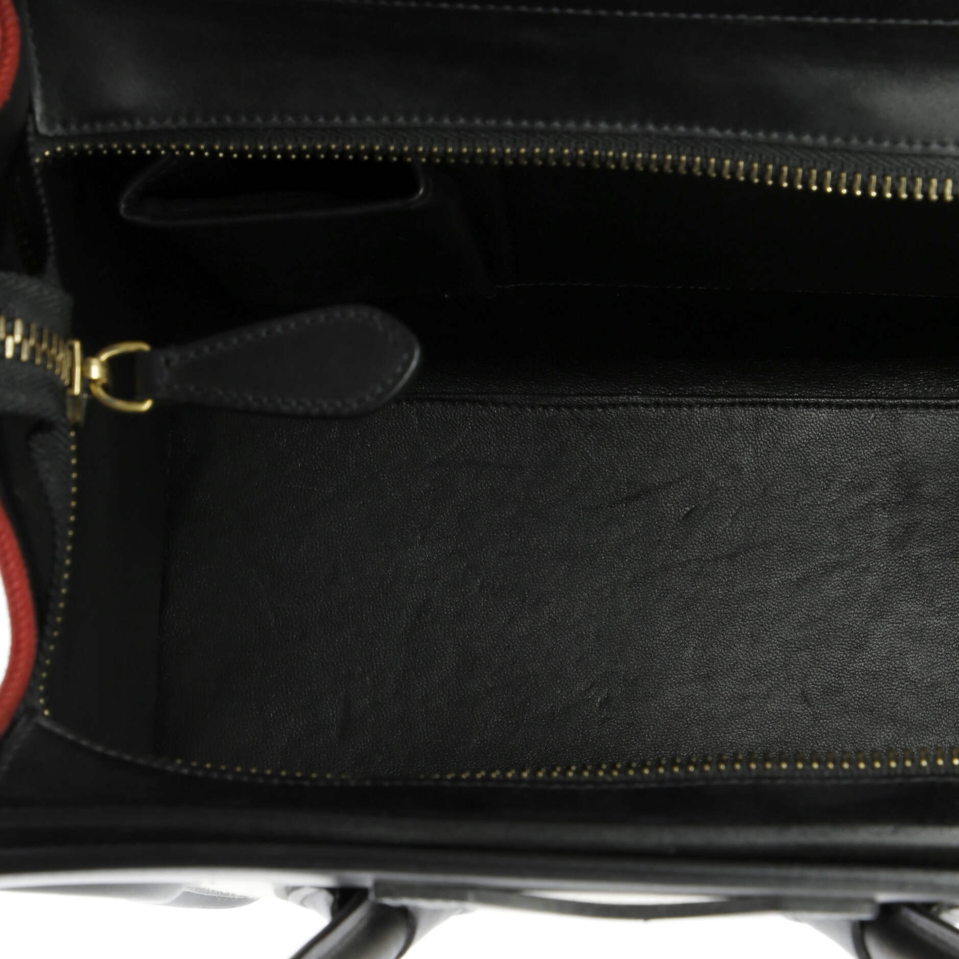 Pre-Loved Celine Tricolor Luggage Bag Canvas and Leather Micro - Image 5