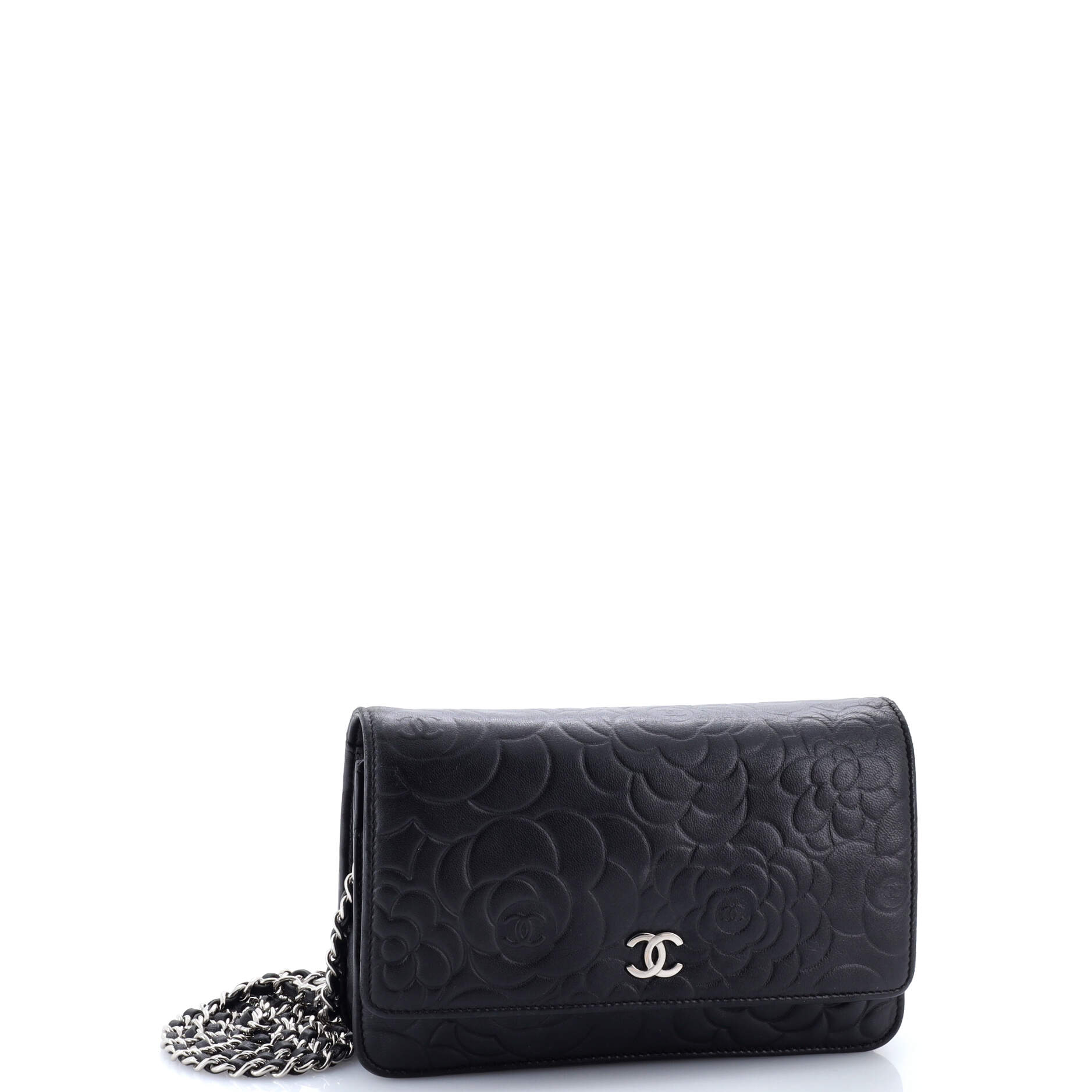 Pre-Loved Chanel Wallet on Chain Camellia Lambskin - Image 2