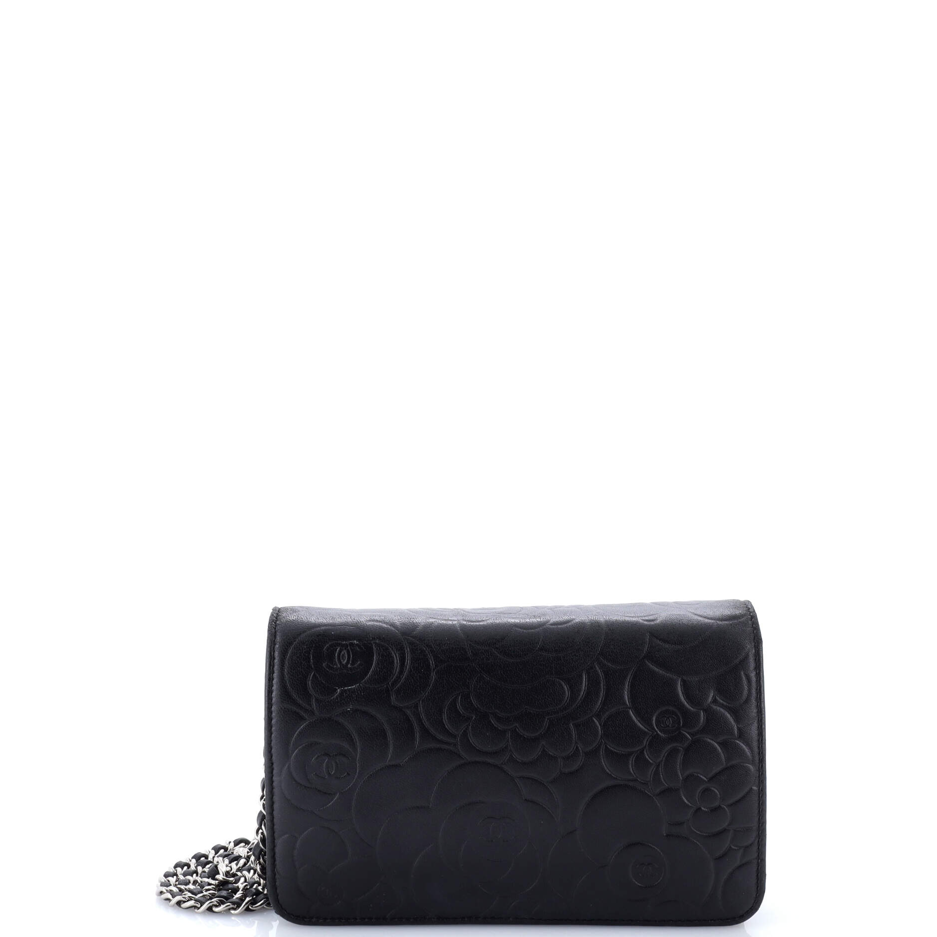 Pre-Loved Chanel Wallet on Chain Camellia Lambskin - Image 3