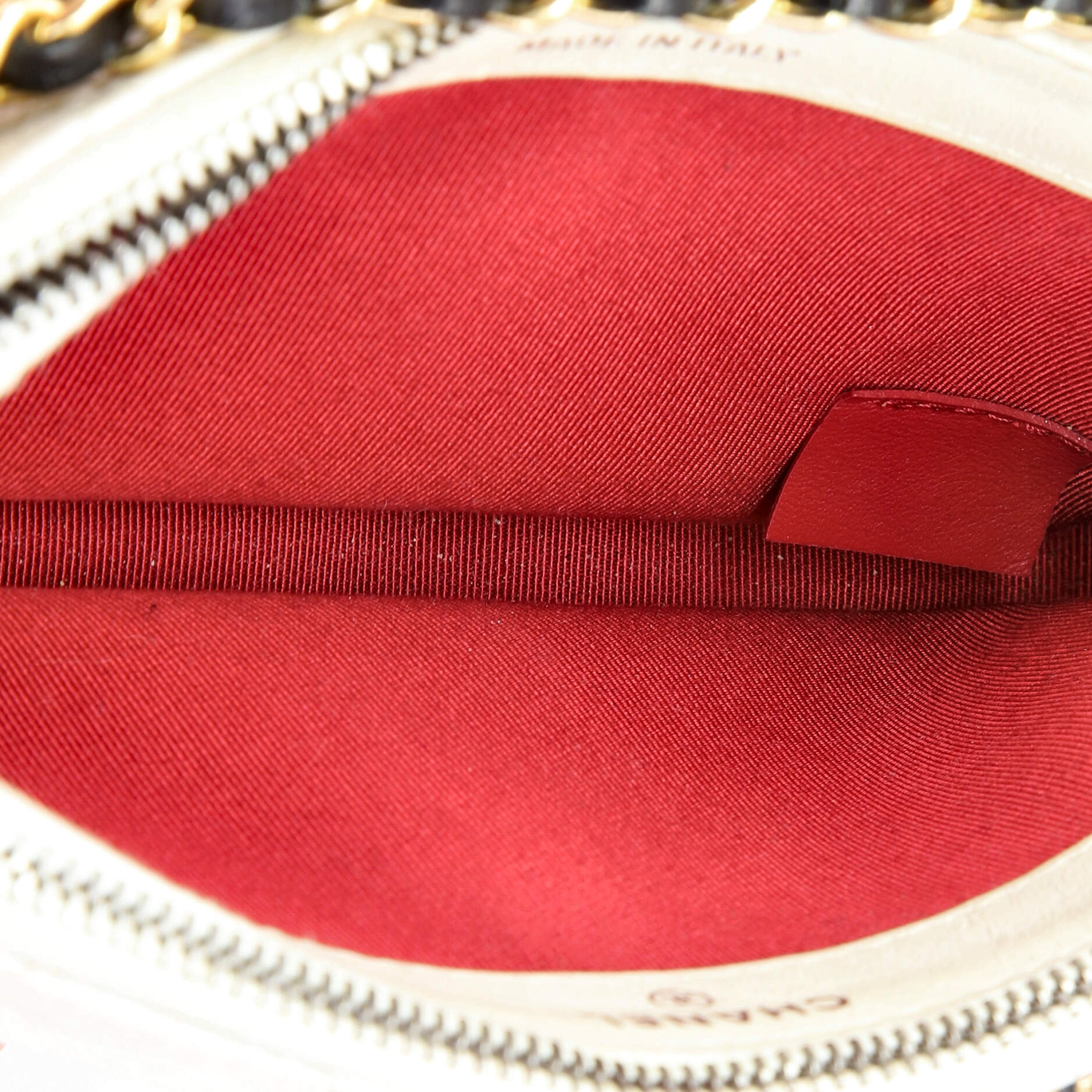 Pre-Loved Chanel Gabrielle Double Zip Clutch with Chain Quilted Aged Calfskin - Image 5