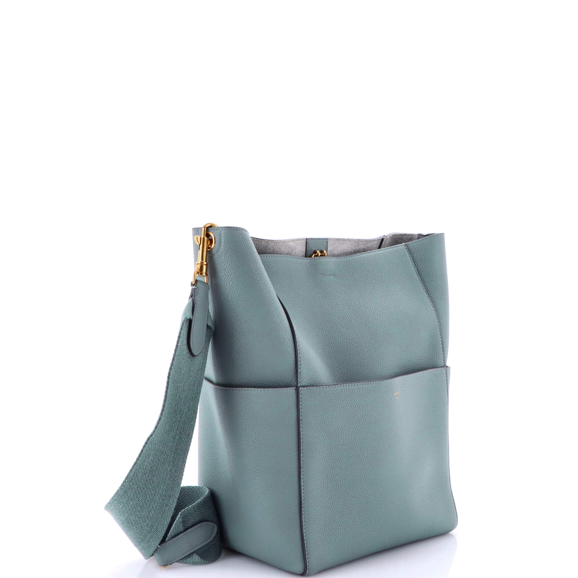 Pre-Loved Celine Sangle Seau Bag Calfskin Large - Image 2