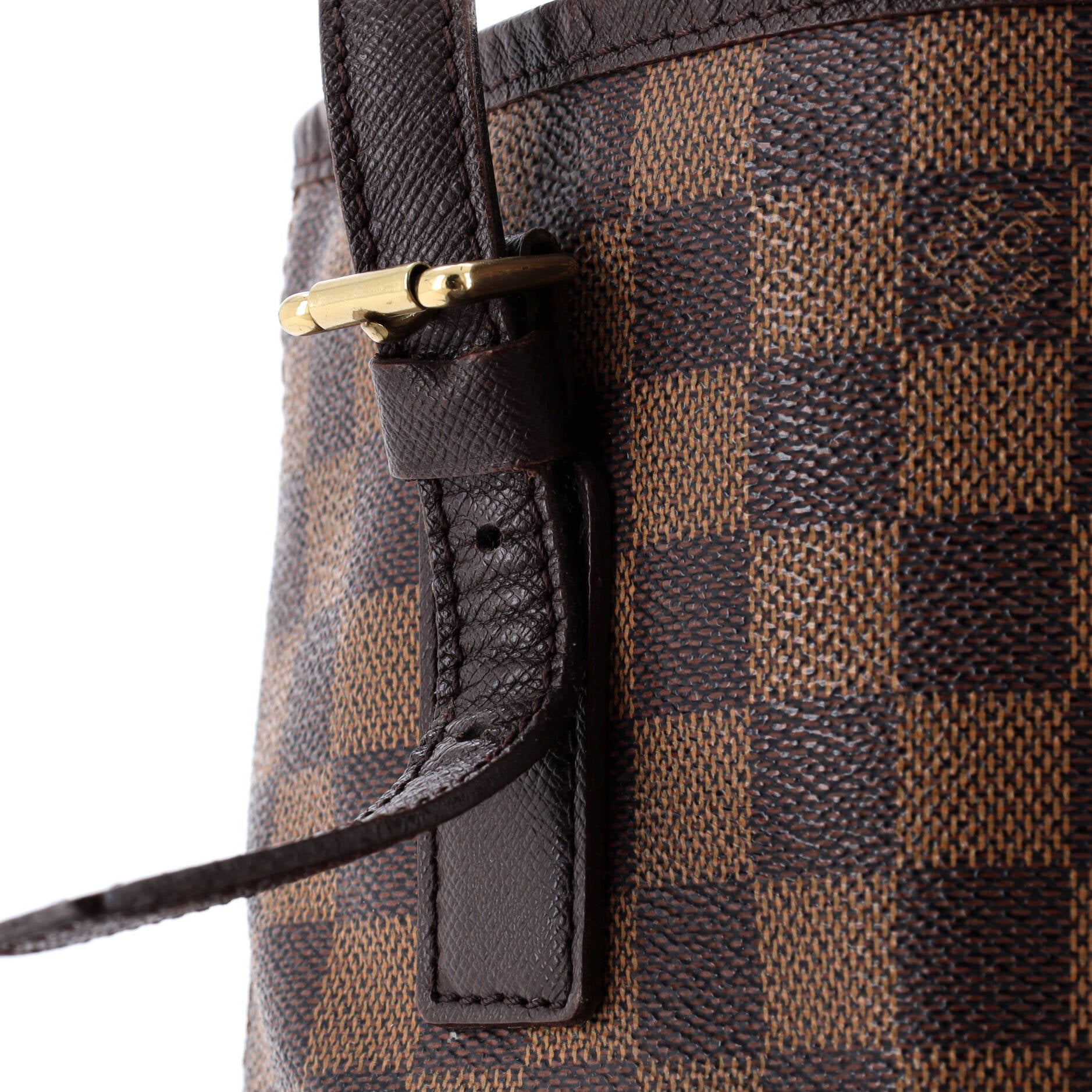 Pre-Loved Louis Vuitton Marais Bucket Bag Damier - Image 6